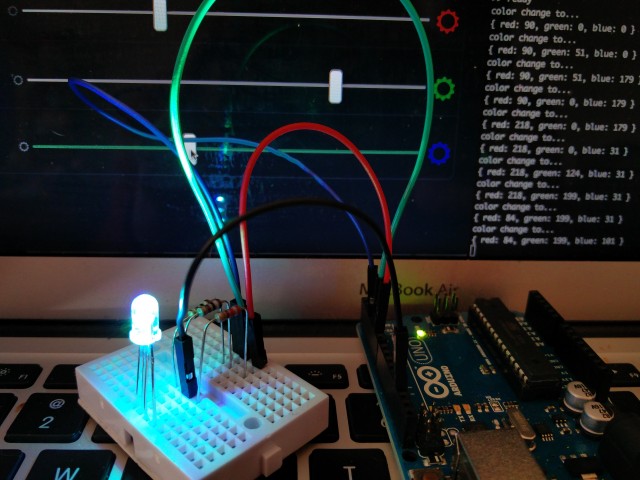 IoT 101 Arduino with RGB LED