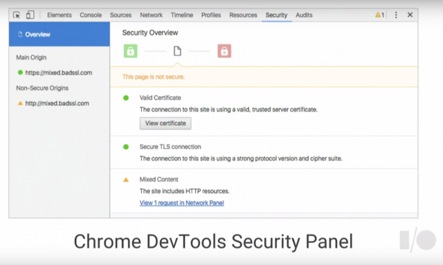 DevTools Security Panel