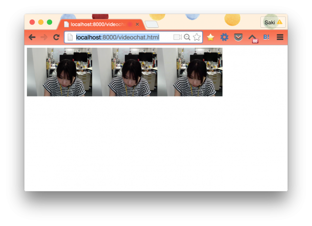 videoチャットサンプル